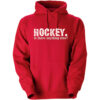 Eat Sleep Hockey Hood (Punainen)